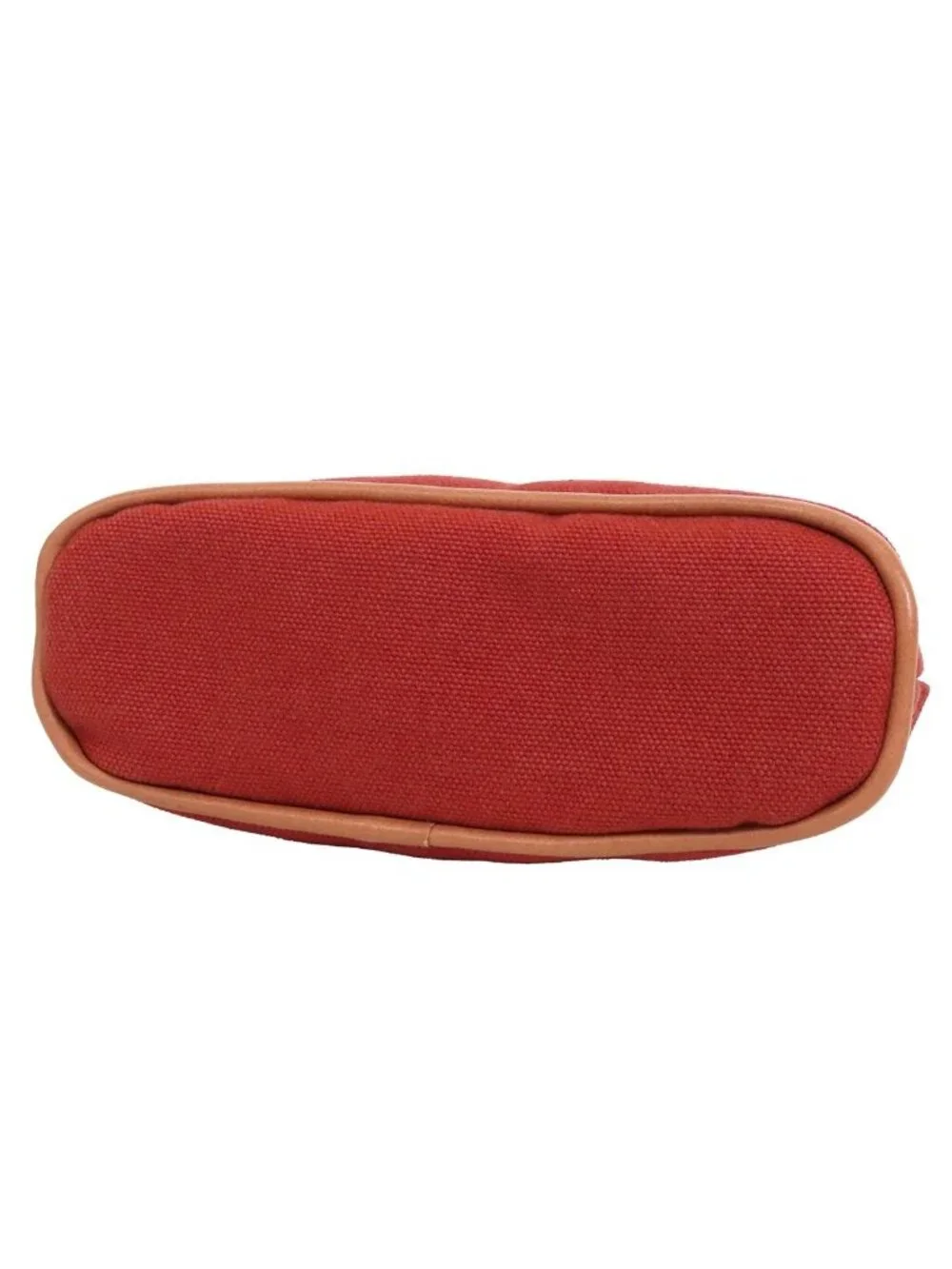 Hermes Bolide Pouch Mini Rouge Ash Silver Cotton